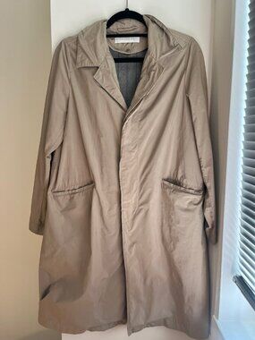 Galerie Vie Tomorrowland Beige Trench Coat Size 1 XS/S Made in Japan Minimalist